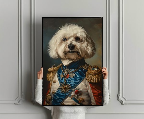 Hund wie Napoleon